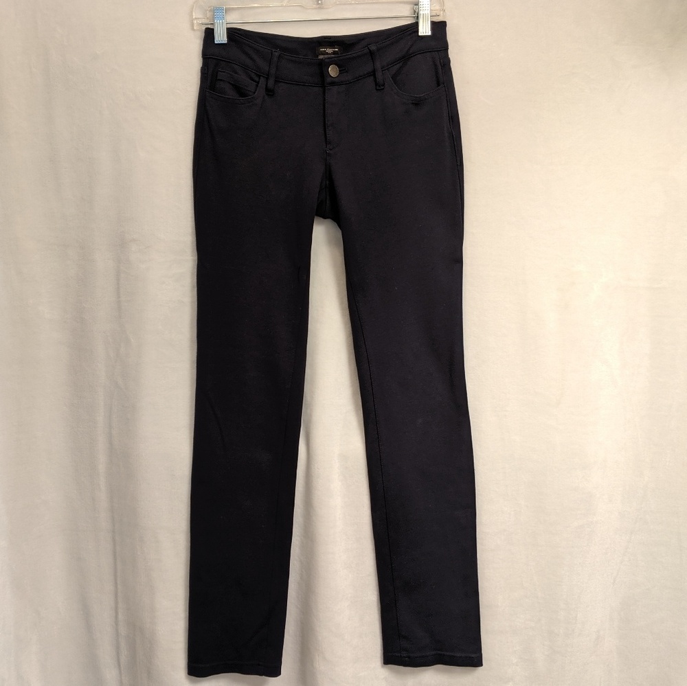 Ann Taylor Navy Ponte Five Pocket Leggings - Picture 8 of 8